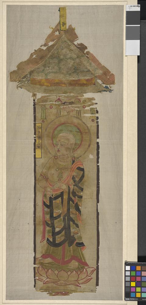 图片[2]-banner; painting; 幡(Chinese); 繪畫(Chinese) BM-1919-0101-0.125-China Archive